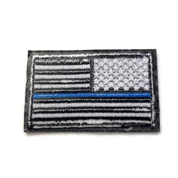 Blue Lives Matter Embroidered Patch - Picture 3 of 3